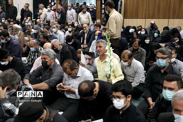 مراسم تشییع پیکر مرحوم  آیت الله فاطمی‌نیا در دانشگاه تهران