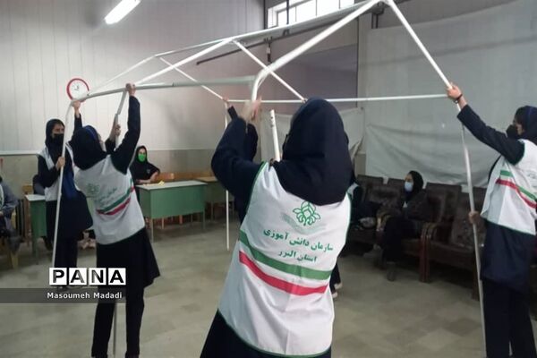 برگزاری اردوی آموزشی پیشتازان دبیرستان قلم چی ناحیه 3 کرج