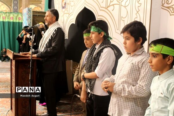 اجرای سرود 1400 نفری سلام فرمانده دانش آموزان در مسجد جمکران-4
