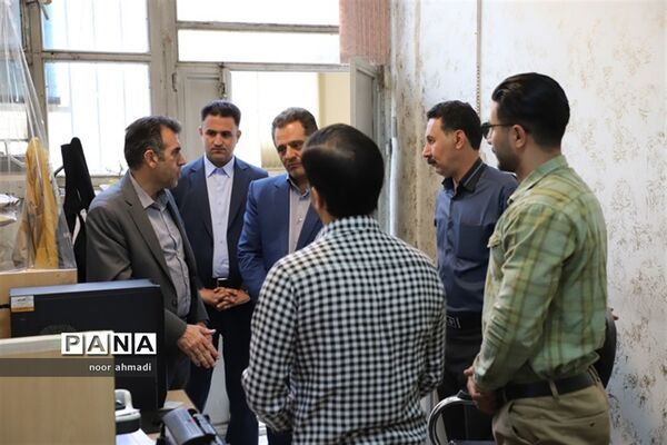 بازدید مدیرکل آموزش و پرورش از آموزش و پرورش ناحیه3 کرمانشاه