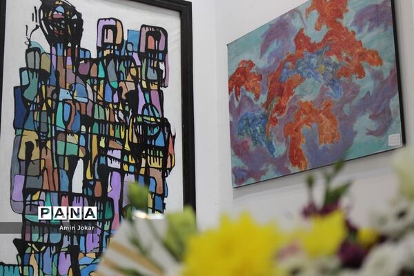 نمایشگاه آثار استاد گلشن قربانی‌نژاد و جمعی از هنرآموزان فارس