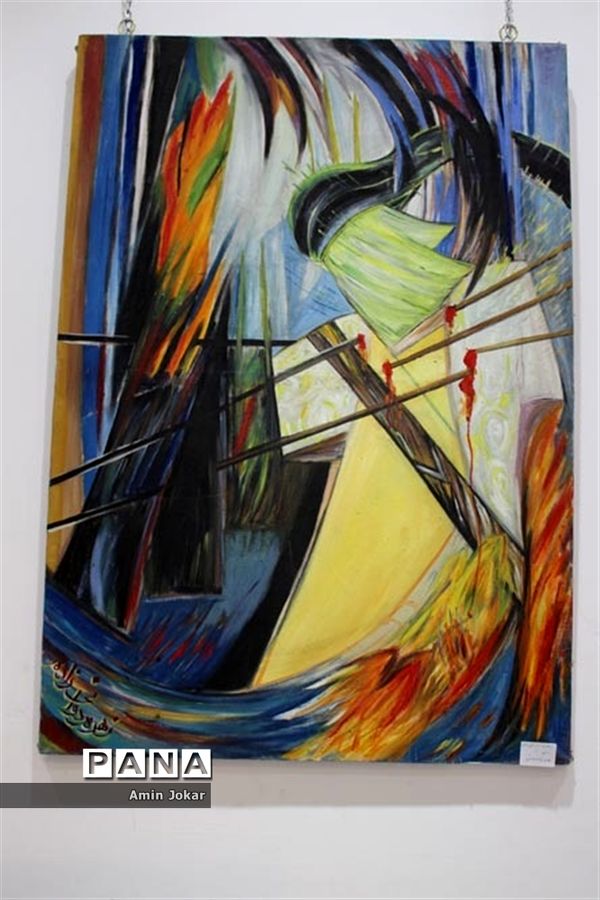 نمایشگاه آثار استاد گلشن قربانی‌نژاد و جمعی از هنرآموزان فارس