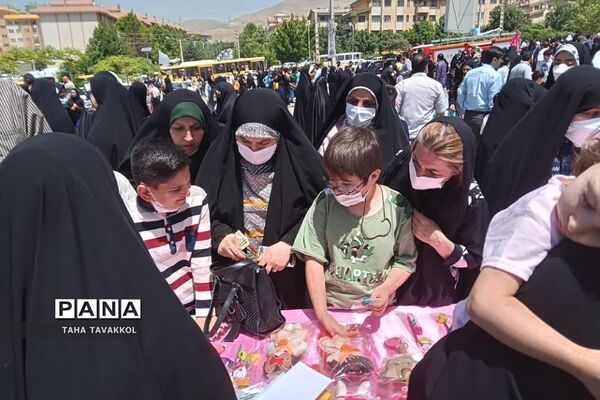 همایش نسل ظهور دربوستان نورالشهدا شهرستان پردیس