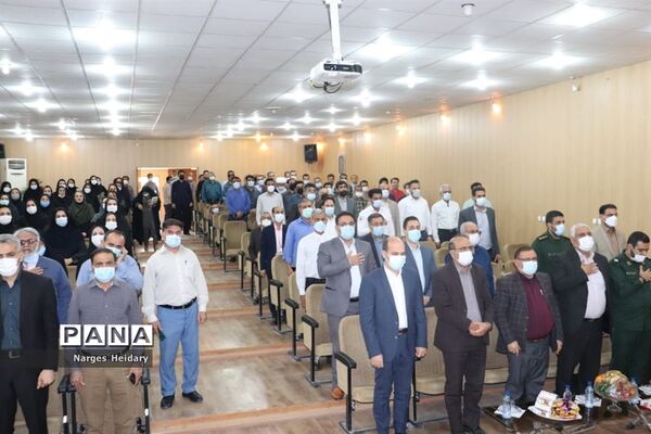 مراسم تکریم و معارفه سرپرست شبکه بهداشت و درمان شهرستان امیدیه
