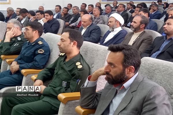 آیین تکریم و معارفه مدیر آموزش و پرورش خلیل‌آباد