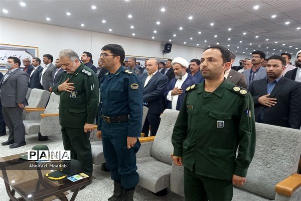 آیین تکریم و معارفه مدیر آموزش و پرورش خلیل‌آباد