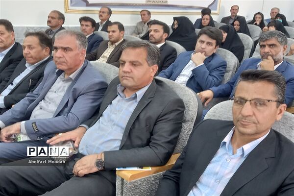 آیین تکریم و معارفه مدیر آموزش و پرورش خلیل‌آباد