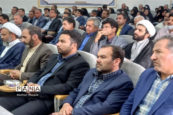 آیین تکریم و معارفه مدیر آموزش و پرورش خلیل‌آباد