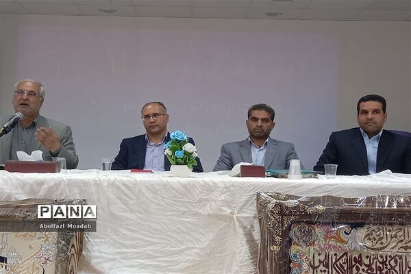 آیین تکریم و معارفه مدیر آموزش و پرورش خلیل‌آباد