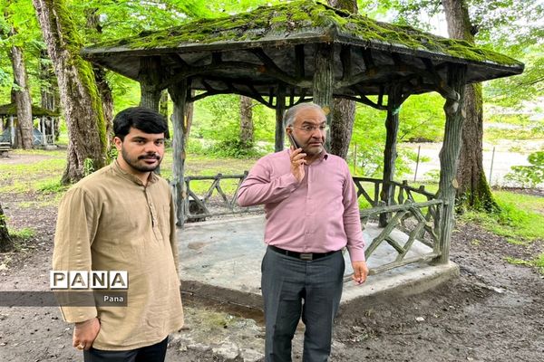 بازدید مدیرکل آموزش و پرورش استان فارس از پارک جنگلی فین