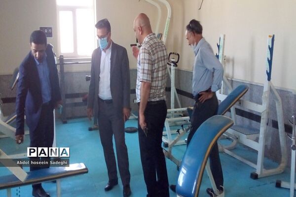 بازدید سرپرست معاونت تربیت‌بدنی و سلامت آموزش و پرورش استان بوشهر از هنرستان تربیت‌بدنی شهدای ورزش کار