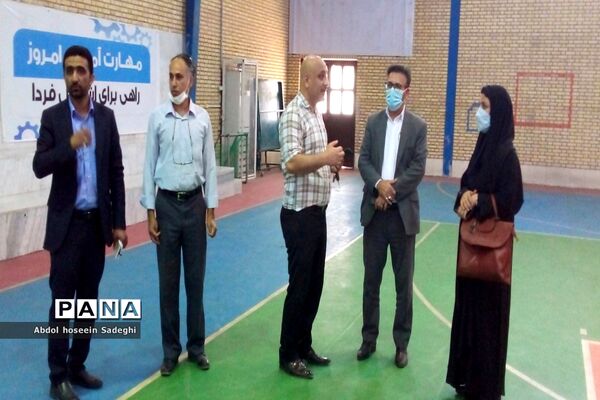 بازدید سرپرست معاونت تربیت‌بدنی و سلامت آموزش و پرورش استان بوشهر از هنرستان تربیت‌بدنی شهدای ورزش کار
