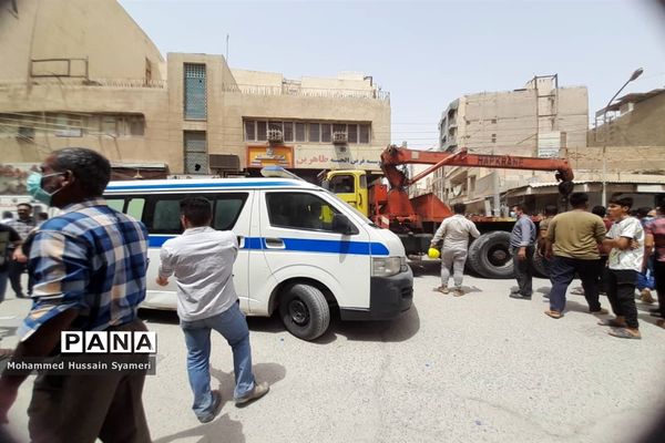 ریزش ساختمان متروپل در آبادان