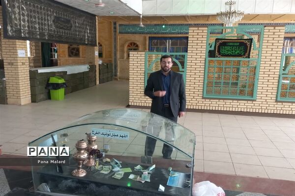آیین میثاق کارکنان اداری آموزش و پرورش با شهدای ملارد