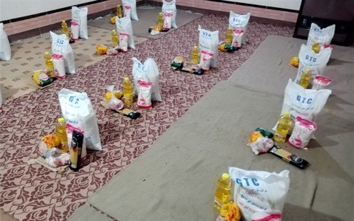 توزیع پنجمین مرحله از کمک‌های معیشتی در شهرستان جعفرآباد