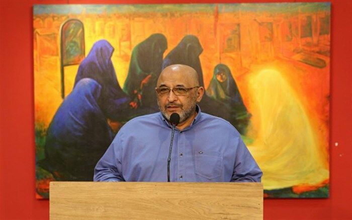 نمایشگاه «آسمان حسین؛ گزیده آثار استاد عبدالحمید قدیریان» افتتاح شد