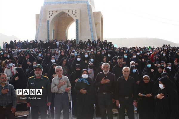 مراسم گرامیداشت شهید تازه تفحص شده دفاع مقدس شهید محمد علیپور اصطهباناتی در شیراز