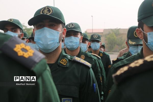صبحگاه مشترک نیروهای مسلح قم در  سوم خرداد-2