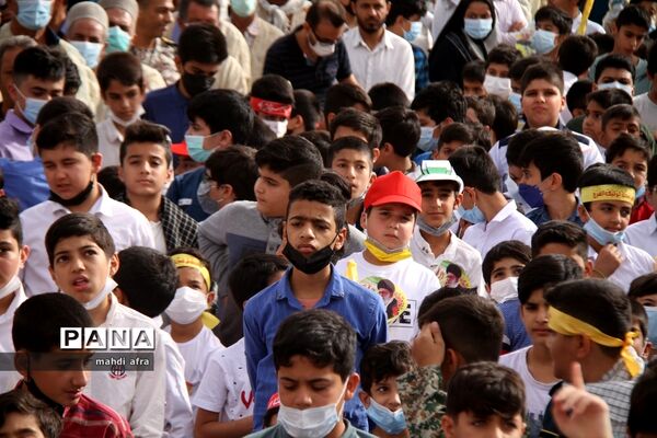اجتماع چند هزار نفری سرود سلام فرمانده شهرستان بهبهان