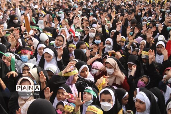 اجتماع چند هزار نفری سرود سلام فرمانده شهرستان بهبهان