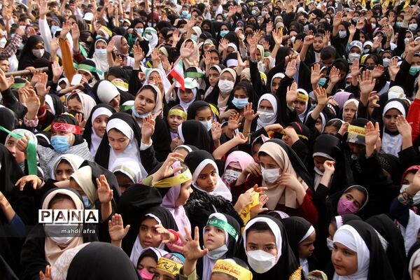 اجتماع چند هزار نفری سرود سلام فرمانده شهرستان بهبهان