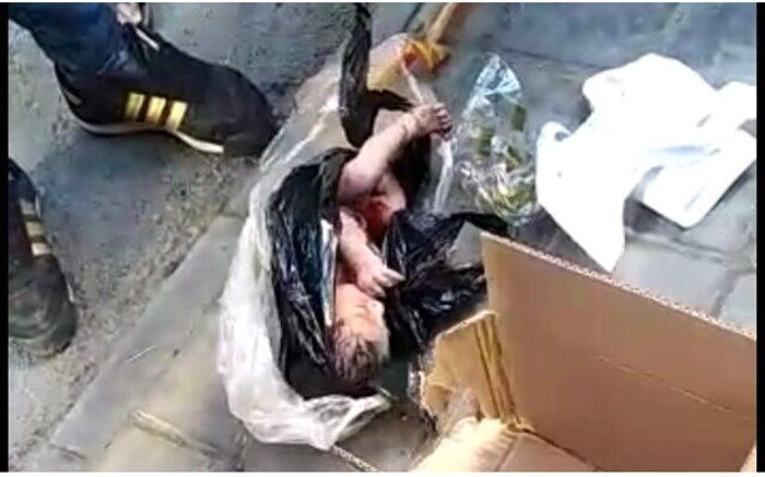 نوزاد رها شده به بهزیستی تحویل داده شد