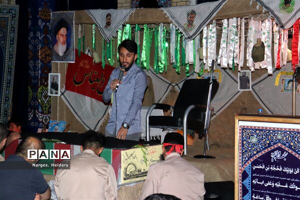 مراسم وداع با پیکر شهید گمنام‌ تازه تفحص شده در امیدیه