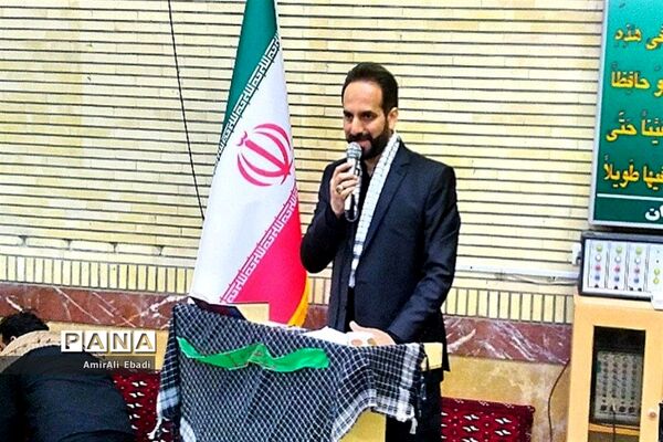 مراسم وداع با شهید گمنام در استانداری مازندران