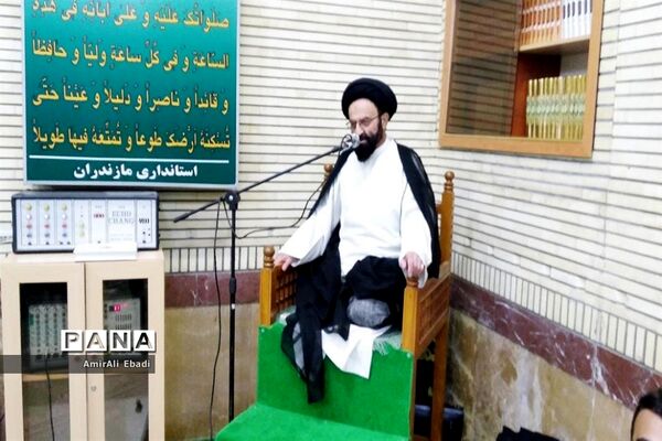 مراسم وداع با شهید گمنام در استانداری مازندران