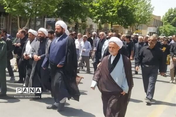 مراسم عزاداری شهادت امام جعفر صادق (ع) در کاشمر