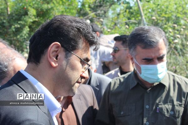 بازدید استاندار مازندران از روستای تیله‌نو گلوگاه