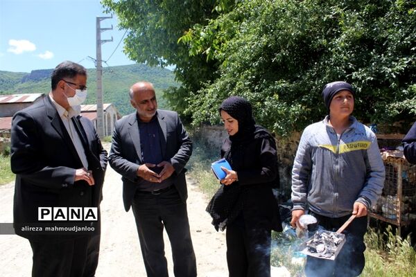 بازدید مدیرکل بنیاد مسکن مازندران از روستاهای هزار جریب گلوگاه