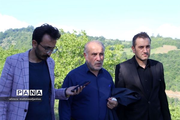 بازدید استاندار مازندران از روستای مصیب محله شهرستان گلوگاه