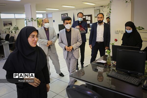 بازدید سخنگو و معاون تربیت‌بدنی و سلامت وزارت آموزش و پرورش از خبرگزاری پانا