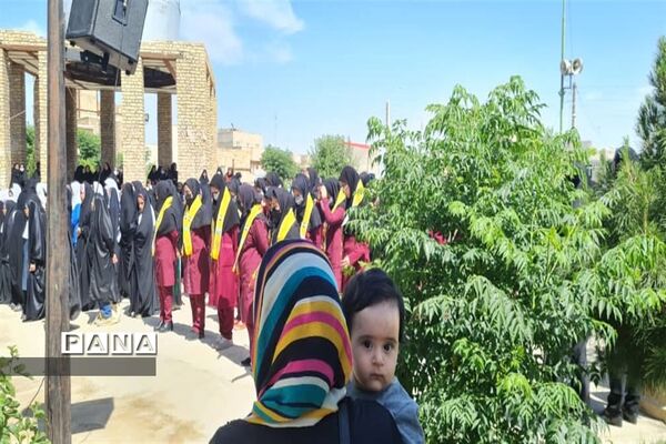 اجرای سرود سلام فرمانده در گلزار شهدای جوادآباد
