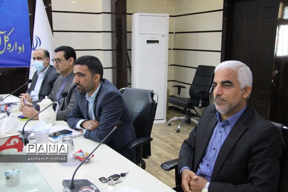 جلسه کارگروه توسعه مدیریت  آموزش و پرورش استان بوشهر