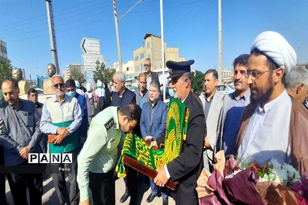 شمیم خوش پرچم بارگاه رضوی شهر میانه را عطرآگین کرد