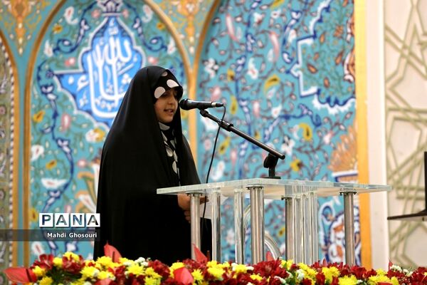 مراسم جشن دختران ایران قوی در قم-1