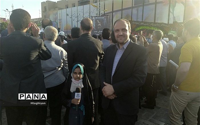 گفت‌وگو با معاون پرورشی و فرهنگی آموزش و پرورش استان اصفهان درحاشیه اجتماع امام رضایی‌ها/فیلم