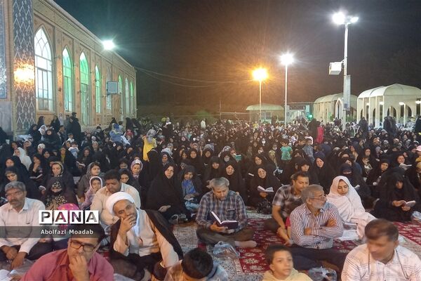 مراسم دعای کمیل به مناسبت یادبود رحلت امام خمینی(ره) در کاشمر