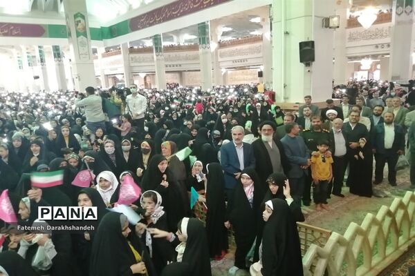 مراسم جشن دختران ایران قوی در قم-2