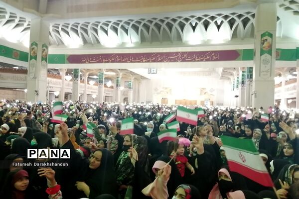 مراسم جشن دختران ایران قوی در قم-2