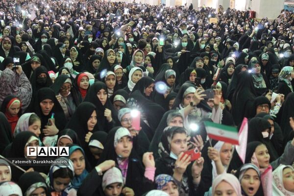مراسم جشن دختران ایران قوی در قم-2