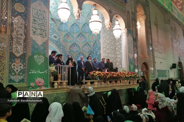 مراسم جشن دختران ایران قوی در قم-2