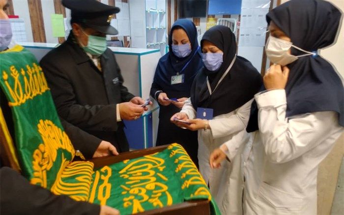 برگزاری مراسم استقبال از خادمان آستان قدس رضوی همزمان با دهه کرامت در اردستان