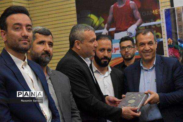 مراسم تکریم  و معارفه رئیس هیات ورزش‌های رزمی شهرستان اسلامشهر