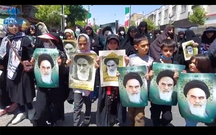 برگزاری دسته عزاداری رحلت رهبر کبیر انقلاب