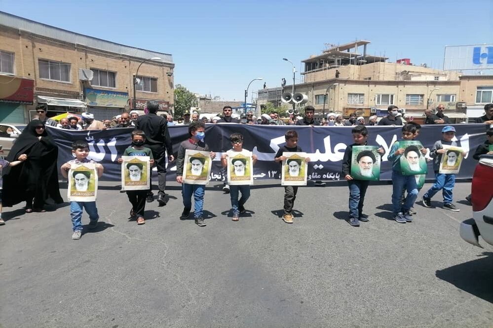 مراسم عزاداری رحلت امام خمینی (ره) در زنجان