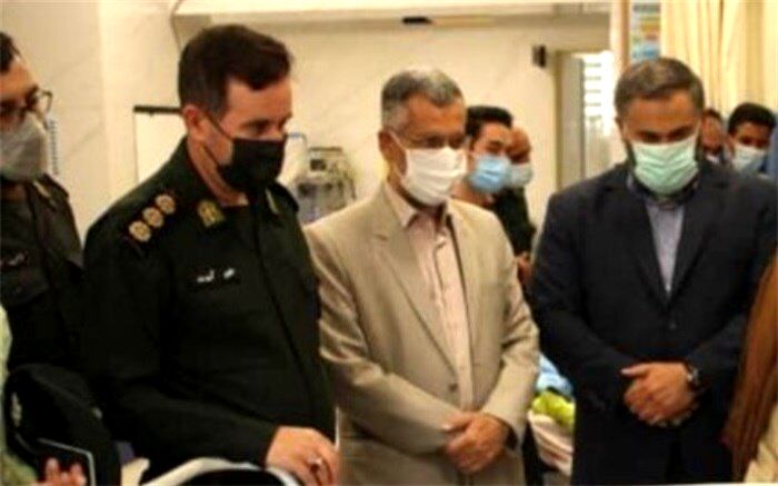 عیادت فرماندار تهران از دو مامور مجروح نیروی انتظامی