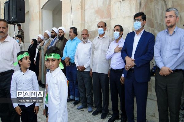 اجرای سرود سلام فرمانده در برازجان